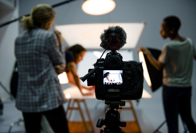 Product photography shoot of shoes